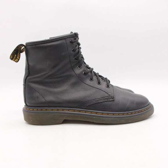 Doc Dr. Martens 15382 Women's Size 5 Black Zip Lace Up Comfort Combat Boots - Picture 1 of 9